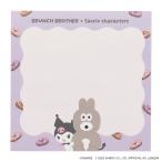 b ланч Brother × Sanrio герой z память накладка ba колено × черный mi сотрудничество 100 листов симпатичный товары Mark s ограничение подарок 