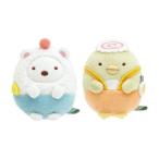 サンエックス すみっコぐらし ようこそ！たべもの王国  てのりぬいぐるみセット ラーメンライスセット プレゼント かわいい コレクション