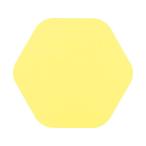 [ ваш заказ ] лев офисная работа контейнер шестиугольник магнит сиденье одиночный цвет упаковка желтый 10 листов MS-610