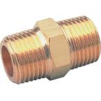 【お取り寄せ】ASOH 六角ニップル PT1／4(RoHS) NT-1022R