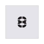 [ ваш заказ ]IM stencil 8 знак размер 50×40mm AST-32