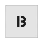 [ ваш заказ ]IM stencil B знак размер 50×40mm AST-B5040