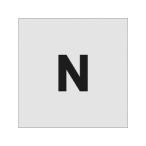 [ ваш заказ ]IM stencil N знак размер 50×40mm AST-N5040