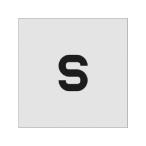 [ ваш заказ ]IM stencil S знак размер 50×40mm AST-S5040
