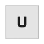 [ ваш заказ ]IM stencil U знак размер 50×40mm AST-U5040