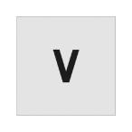 [ ваш заказ ]IM stencil V знак размер 50×40mm AST-V5040