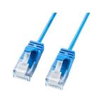 [ ваш заказ ] Sanwa Supply категория 6A первоклассный LAN кабель голубой 1m KB-SL6A-01BL