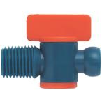 【お取り寄せ】TRUSCO クーラントライナー おねじタイプバルブ サイズ1／4 (1個入)