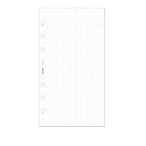 ☆日本能率協会 Bindex バイブルサイズ 方眼メモ ホワイト 30枚入り システム手帳リフィル 422