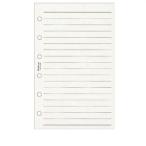 ☆日本能率協会 バインデックス システム手帳リフィルミニ6サイズ太ケイページ(ホワイト) G435