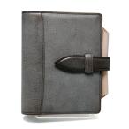 ショッピングシステム手帳 ノックス エヌピアス システム手帳 ミニサイズ グレー×ナチュラル N/PEARCE KNOX 125-819-21
