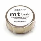 カモ井加工紙 マスキングテープ mt 高輝度シャンパンゴールド (15mm幅×7m巻) MT01P532