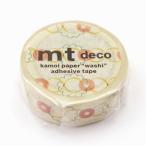 カモ井加工紙 マスキングテープ mt 1P deco カモ井レトロデザイン ボタン (幅15mm×長さ7m)  MT01D570