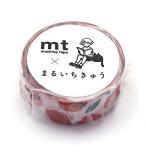 カモ井加工紙 マスキングテープ mt アーティスト まるいちきゅう 椿 (幅15mm×長さ5m)  MTMARU11