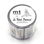 カモ井加工紙 マスキングテープ mt アーティスト 星の王子さま 挿絵 (幅30mm×長さ5m)  MTPRIN03