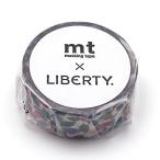 カモ井加工紙 マスキングテープ mt ×Liberty Colleen's Orchard リバティ(幅 15mm × 長さ 5m)  MTLIBE05