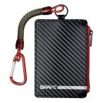 [ массовая закупка 3 комплект ] Sonic чехол для пропуска кошелек для мелочи есть Brave черный SK-6297-D