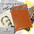 [ ваш заказ ] кожа одиночный Pas {A.G.SPALDING&amp;BROS.}e-ji-s Porte .ng and Bros телячья кожа натуральная кожа взрослый чехол для пропуска модный футляр для карточек [ почтовая доставка не возможно ]