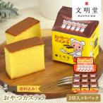 公式 文明堂 おやつカステラ 2切×9個入り 1箱 和菓子 個包装 お菓子 カステラ おやつ スイーツ 父の日