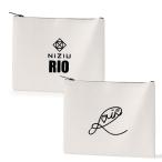 NiziU　ニジユー　リオ　サイン入り　キャンバスフラットポーチ小物入れ