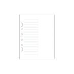 LIHITLAB. N-3371 организовать бумага заправка myfa<mifa> MY FAVORITE половина ширина .2 дыра * Mini 6 дыра 30 листов ввод 