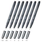 ぺんてる　S20P　水性顔料マーカー　ポイントライナー　0.03mm〜1.0mm