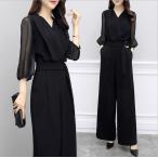  все в одном формальный женский входить . тип брюки платье длинный рукав выставить One-piece одноцветный бесплатная доставка 