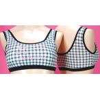 【キャンパスブラ】ギンガムチェックハーフトップ