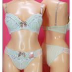 【Pure Cherie】ノンワイヤーシャンデリアレースブラとショーツのセット