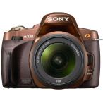 SONY цифровой однообъективный зеркальный камера α330 zoom линзы комплект Brown DSLRA330L/T