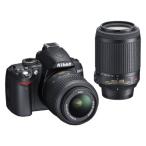 Nikon цифровой однообъективный зеркальный камера D3000 двойной zoom комплект D3000WZ
