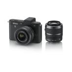 Nikon беззеркальный однообъективный камера Nikon 1 ( Nikon one ) V1 (bi one ) двойной zoom комплект черный N1 V1WZ BK