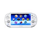 ショッピングPlayStation PlayStation Vita (プレイステーション ヴィータ) 3G/Wi‐Fiモデル クリスタル・ホワイト (限定版) (PCH-1100 AB