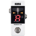 KORG гитара / основа для педаль тюнер Pitchblack mini PB-MINI белый compact компактный ±0.1 цент. высокая точность 