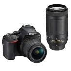 Nikon цифровой однообъективный зеркальный камера D5600 двойной zoom комплект черный D5600WZBK