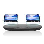  Elecom Qi стандарт соответствует беспроводной зарядное устройство /5W+5W/2 шт. одновременно зарядка / настольный модель / черный 