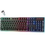 ワイヤレスキーボード ゲーミングキーボード 無線キーボード 2.4GHz USB 106キー日本語配列 26キー防衝突 PC用キーボード R