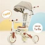 【全品P10倍15時〜9H限定】子供用三輪車 5in1 手押し棒付き BTM 三輪車 かじとり サンシェード キッズバイク バランスバイク ランニングバイク