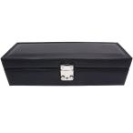 Yahoo! Yahoo!ショッピング(ヤフー ショッピング)腕時計用ケース 腕時計収納ケース 黒リザード調レザー合皮 鍵付き 5本用時計ケース ディスプレイ リザード IGIMI イギミ ブラック IG-ZERO 22A-1