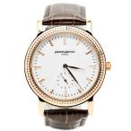 腕時計 メンズ スモールセコンド バーインデックス ブラウンｘピンクゴールド メンズウォッチ  ピエールタラモン pierretalamon PT-5100H-5