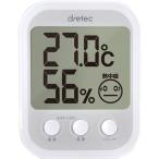 ドリテック 熱中症・インフルエンザの危険度を表示する温湿度計 ホワイト O-251WT