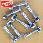ショーティーズ 1インチ ライトブルー スケボー パーツ ボルト ナット プラス ネジ スケートボード ハードウェア セット Shortys Skateboard Parts Phillips