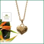 .. аксессуары .. подвеска NORIKA гавайская бижутерия Heart Hawaiian серебряный × желтое золото покрытие memorial колье 