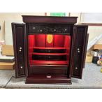 ショッピング仏像 アウトレット   和モダン仏壇【新夕凪紫檀調　18号　落下破損　Y1120A】送料無料