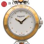 中古 ペキネ 腕時計 モーリア 3658 ステンレススチール シルバー ゴールド 文字盤ホワイト メッキ GP レディース 女性