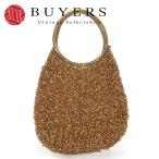 中古 アンテプリマ ハンドバッグ ワイヤーバッグ PVC ゴールド系 パーティ エレガント おしゃれ レディース 女性