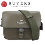  б/у Coach сумка на плечо темп mesenja-CT818 signature кожа парусина хаки хаки наклонный .. обычно используя casual женский женщина 