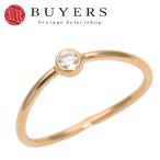 中古 ティファニー リング・指輪 ウェーブ シングルロウ エルサペレッティ K18PG ダイヤモンド 約1.0g ピンクゴールド ジュエリー 1PD シンプル レディース 女性