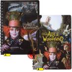 LINE登録で300円クーポン A6リングノート/不思議の国のアリス Alice In Wonderland