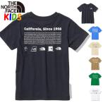 ザ・ノース・フェイス キッズ 半袖Tシャツ 100-150cm North Face ヒストリカルロゴ 男の子 女の子 オーガニックコットン使用 おしゃれ ブランド